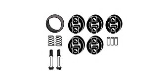 HJS 82 47 8858 Mounting Kit, exhaust system
